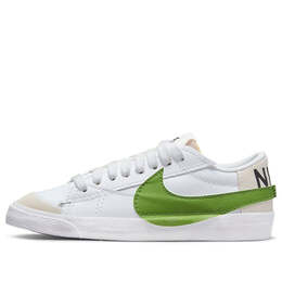 Кроссовки blazer low '77 jumbo 'white chlorophyll' Nike, белый dv9122-131 | white/green