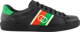 Кроссовки Gucci Ace Interlocking G - Black, черный 644749 1xgm0 1096 | interlocking g - black