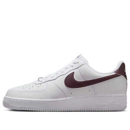 Кроссовки air force 1 '07 'white burgundy crush' Nike, белый fj4146-112 | white/white/burgundy crush