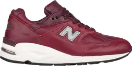 Кроссовки New Balance Horween Leather Co. x 990v2 Made in USA 'Burgundy', красный m990bta2 | red