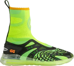 Кроссовки Gucci Ultrapace R Mid Neon Green Black, зеленый 660011 2tk10 8870 | neon green black
