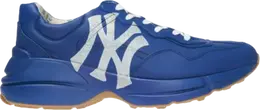 Кроссовки Gucci Rhyton Leather Sneaker NY Yankees, синий 548638 drw00 4520 | ny yankees