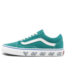Кроссовки sidewall print old skool blue Vans, синий vn0a3wkt4rt | blue