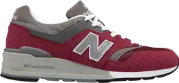 Кроссовки New Balance 997 Made in USA 'Burgundy Grey', красный m997br | red