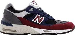 Кроссовки New Balance 991 Made in England 'Navy Burgundy', красный m991rkb | red