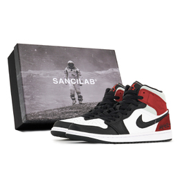 Баскетбольные кроссовки Air 1 Vintage Men Mid-Top Red/White Jordan 852542-100(team210-宇宙征途s-box) | white