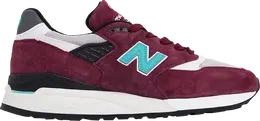 Кроссовки New Balance 998 'Burgundy Teal', красный m998awc | red