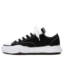 Кроссовки Maison Mihara Yasuhiro PETERSON OG Sole Canvas Low-top Sneaker 'Black', черный a01fw702-blk | black
