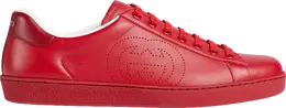Кроссовки Gucci Ace Interlocking G - Hibiscus Red, красный 599147 ayo70 6463 | interlocking g - hibiscus red