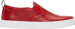 Кроссовки Gucci Slip-On Ghost Skull Red, красный 407364 dw410 8990 | red