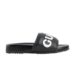 Кроссовки Gucci Jumbo Logo Slide, черный/белый 742009 aabym 1347 | black white