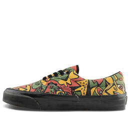 Кроссовки og era lx graffiti yellow red green Vans, желтый vn0a3cxn4m5 | yellow/red/green/black
