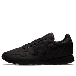 Кроссовки classic leather 'maharishi ripstop' Reebok, черный hp3241 | core black / core black / pure grey