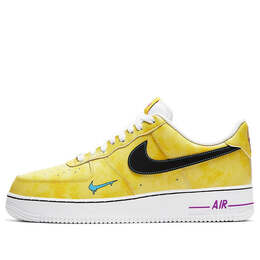 Кроссовки air force 1 '07 lv8 'peace, love, and basketball' Nike, желтый dc1416-700 | yellow/white/blue