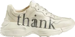 Кроссовки Gucci Rhyton Think/Thank, кремовый 636343 a9l00 9522 | think/thank