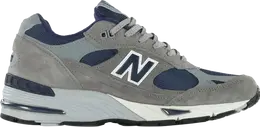 Кроссовки высокие New Balance 991 Made in England, серый/синий m991ang | grey