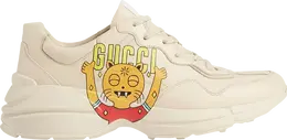 Кроссовки Gucci Rhyton Cat Print, кремовый 699293 drw00 9522 | cat print