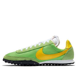 Кроссовки waffle racer 'green nebula' Nike, желтый cn8115-300 | yellowgreen