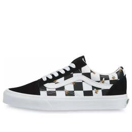 Кроссовки old skool low-top sneakers black/white Vans, черный vn0a3wkt9eh | black/white