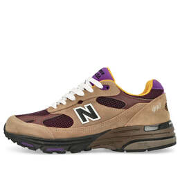 Кроссовки 993 made in usa 'mushroom midnight violet' New Balance, мультиколор u993mu | mushroom/midnight violet