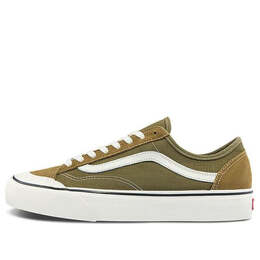 Кроссовки style 36 lightweight wear-resistant low top casual skate shoes military green Vans, зеленый vn0a5hyrb9a | army green/white