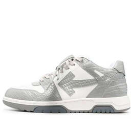Кроссовки out of office croco print sneaker 'grey white' Off-White, серый omia189f22lea0040109 | grey/white