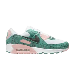 Кроссовки Nike Air Max 90 Washed Teal Snakeskin, бирюзовый dr8575 300 | washed teal snakeskin