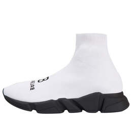 Кроссовки recycled speed trainer 'white black' Balenciaga, белый 617238w2a519010 | white/black
