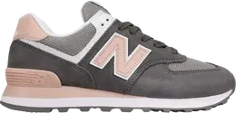 Кроссовки New Balance Wmns 574, темно-серый/розовый wl574ndbb | dark grey/pink