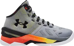 Кроссовки Under Armour Curry 2 Retro GS Iron Sharpens Iron 2022, серый 3026053 100 | grey