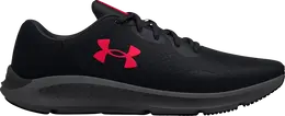 Кроссовки Under Armour Charged Pursuit 3 4E Wide Black Red, черный 3025801 003 | black