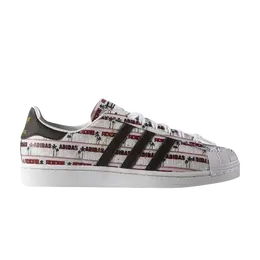 Кроссовки Adidas Nigo x Superstar Bearfoot 'Palm Tree', белый s75556 | white