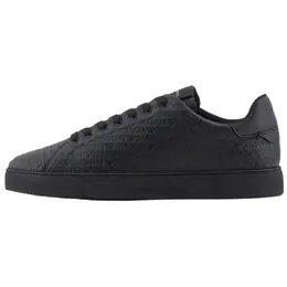 Кроссовки Emporio Armani Skateboarding Shoes Men Low-top Black, черный x4x670xd43200002 | black