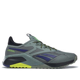 Кроссовки nano x2 tr adventure 'harmony green solar acid yellow' Reebok, зеленый hp9227 | harmony green/black/solar acid yellow 'green'