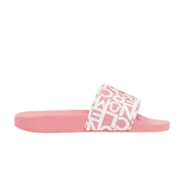 Кроссовки Moncler Slide Allover Logo - Pink, розовый 4c00060 m3002 p40 | allover logo - pink