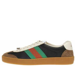 Кроссовки g74 web low 'black' Gucci, черный 521681-0pv20-2361 | black/green