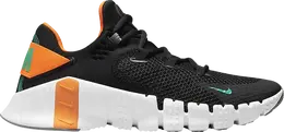 Кроссовки Nike Free Metcon 4 'Black Total Orange Emerald', черный ct3886 083 | black