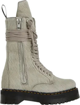 Кроссовки Dr. Martens x Rick Owens Strobe Calf Length Boot Furry Pearl, серый dm02b3801 0049 08 | grey