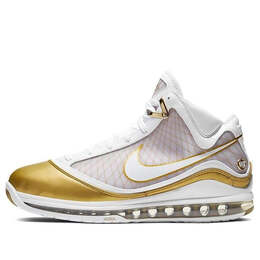 Кроссовки air max lebron 7 retro qs 'china moon' 2020 Nike, золотой cu5646-100 | white-mtlc gold