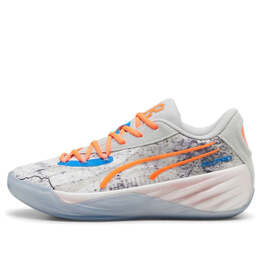 Кроссовки x rj barrett all-pro nitro 'knicks' Puma, серый 379914-01 | cool light grey/ultra orange