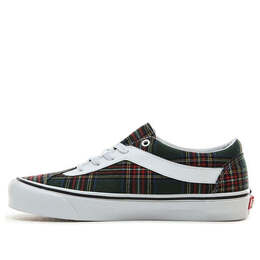 Кроссовки bold ni 'tartan green' Vans, черный vn0a3wlpv8b | black/white