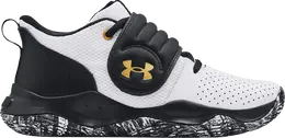 Кроссовки Under Armour Zone BB GS White Black Gold, белый 3024262 102 | white