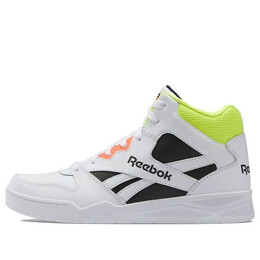 Кроссовки royal bb 4500 high 2 'white black acid yellow' Reebok, белый hr0519 | footwear white/core black/solar acid yellow