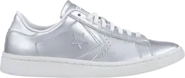 Кроссовки Converse Wmns Pro Leather Low Silver, серебряный 555947c | silver