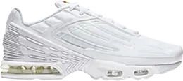 Кроссовки Nike Air Max Plus 3 'Triple White', белый cw1417 100 | white