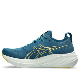 Кроссовки gel-nimbus 26 neutral cushioned running shoes 'teal' Asics, мультиколор 1011b794-402 | teal/yellow/white
