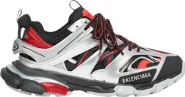 Кроссовки Balenciaga Track Sneaker Black Red Silver, серебряный 542023 w2fsa 1169 | silver