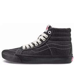 Кроссовки vault - og sk8-hi lx in black herringbone Vans, черный vn0a4bvbvz2 | black