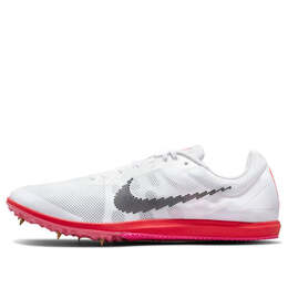 Кроссовки air zoom rival d 10 white/grey Nike, белый dm2334-100 | white/grey