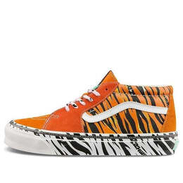 Кроссовки aries x og sk8-mid lx 'tiger bright' Vans, оранжевый vn0a4bvc9ww | orange/black